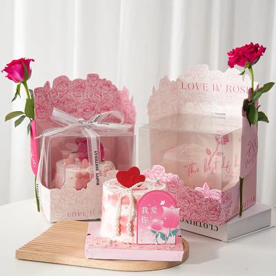 China Custom Order Accepted Large Cake Boxes with Customer-Selected Paper Thickness for sale