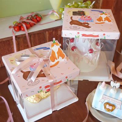 China Customizable Cake Containers Design Requirement AI CDR Or PDF for Customized Packaging for sale