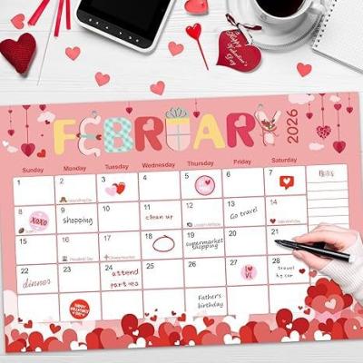 China 12 Holiday / Seasonal Photos Custom Wall Calendar On Paper for sale