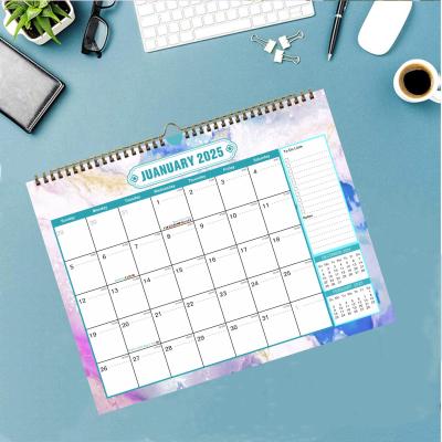 China Retangle Business Branded Custom Desk Calendars for Major US Holidays Organization and Scheduling for sale