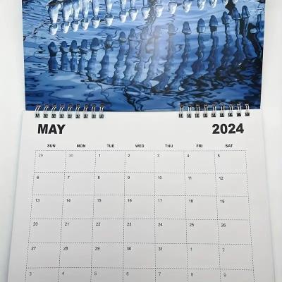 China Impresión de calendario personalizado a todo color que resalta los principales días festivos de EE.UU. en venta