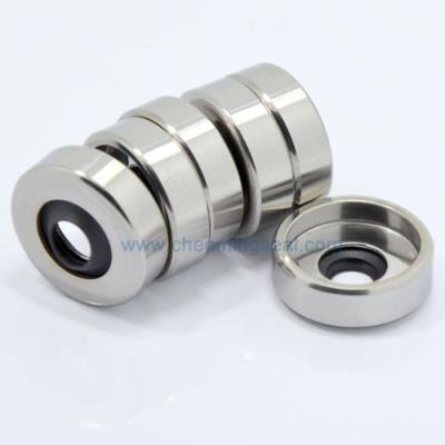 China Sellos de aceite modificados para requisitos particulares de PTFE con el entramado de acero inoxidable dual del labio de PTFE para los mezcladores puty del polvo en venta
