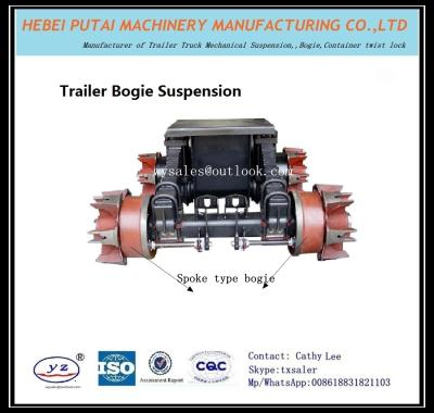 China Semi Trailer Six Spoke Bogie Suspension Single Point suspension for sale