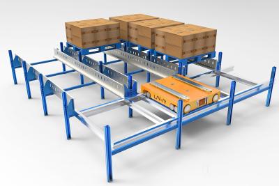 China Warehouse Logistics 4 Way Automatic Shuttle Runner For ASRS System Te koop