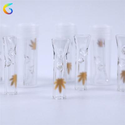 China Fasion 2022 Smoke Tobacco Accessories Thick Glass Filter Tips For Smoking Pre Rolled Cone Rolling Paper for sale