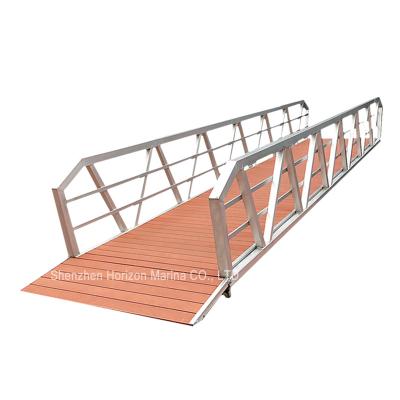 China High Quality Marine Grade 6061 T6 Aluminum Gangway Ships Gangways Marine Gangway with Handrail for sale