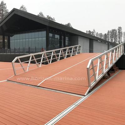 China High quality good price Aluminum Frame 6061 T6 used Gangway aluminum Gangway for sale