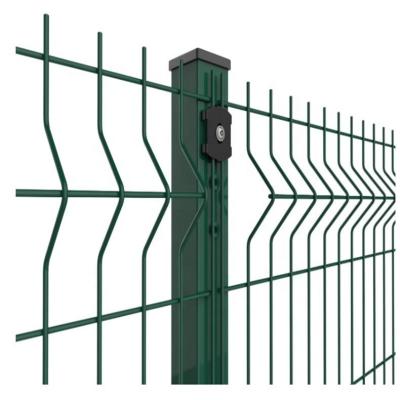 China Easily Assembled Commercial Galvanized Steel Welded 3d Curved Wire Mesh Fence For Farm / Garden / Road / Sport zu verkaufen