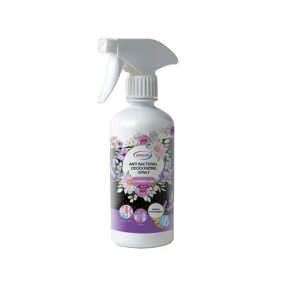 China Household Products Fabric Sanitizing and Deodorizing Sanitizer and Deodorant Lavender Fragrance Fabric Deodorizing Spray for Room Sofa Curtain for sale