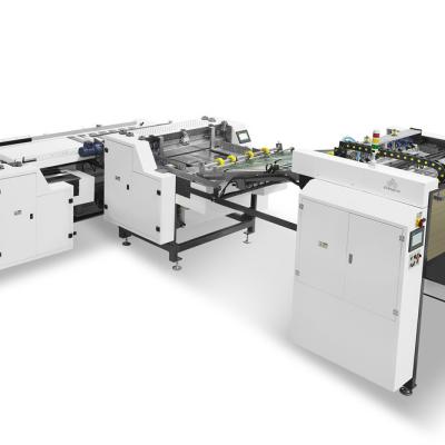 China Factory Factory High Speed Automatic Carton Box Packaging Cutter Rigid Hardpaper Cutting Machine for sale