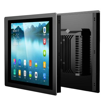 China Bestselling 15inch RK3288 Anti-Corrosion Bezel External Embedded Slim Front Panel Android 3mm Industrial All In One 15inch PC for sale