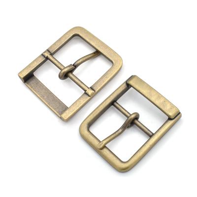 China Bags / Belt / Custom Belt Pin Buckle For Bag New Style 64x51mm Antique Leather Brass Metal for sale