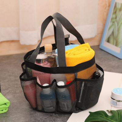 China Men 2021 Custom Hanging Clear Transparent Fashion Swimming Bath Bag Mesh Storage Small Travel Toiletry Bag For Men for sale