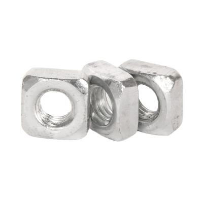 China Heavy Industry High Quality Galvanized Square Nut for sale