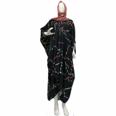 China Women Wear Dubai Oman Ruffle Sleeve Cardigan Dress Daily Casual Formal Muslim Islamic Abaya Hijab Dress for sale