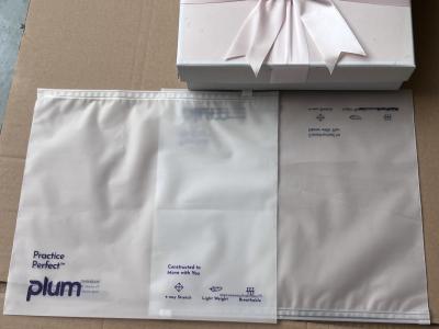 China Frosted Zipper Bags With Zipper Closure And Wide Selection Of Size Options for sale