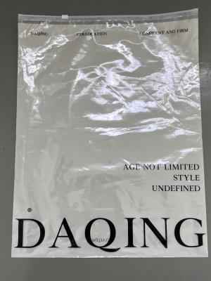 China Transparent Zipper Bags Packing Clothes Support Customization for sale