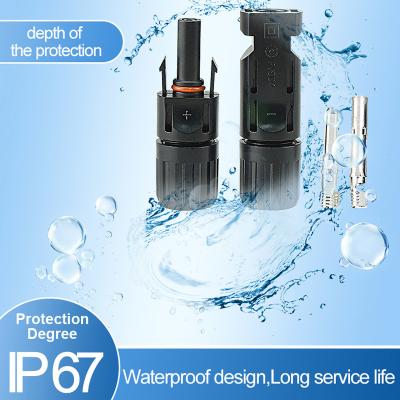 중국 솔라 커넥터 IP67 방수 솔라 패널 케이블 커넥터 Male/Female 1Pair 판매용