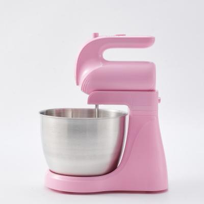 China NEW DESIGN Button LY-620P Electric Food Egg Beater Ejector Hand Mixer 5 Speed For Kitchen Knead Dough Blender Mixer 3L for sale