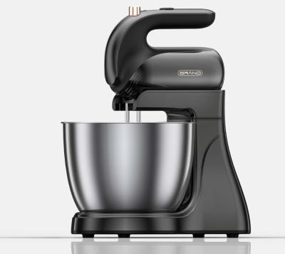 China NEW DESIGN Knob LY-602BS-B Electric Food Egg Beater Ejector Hand Mixer 5 Speed For Kitchen Knead Dough Blender Mixer 3L for sale