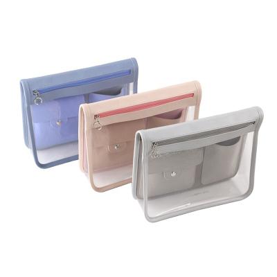 China Original Design BSCI ISO Sedex FAMA Recyclable Custom Mini Personalized OEM Mini Personalized Clear Pvc and PU Leather Makeup Pouches Travel Cosmetic Bag for sale