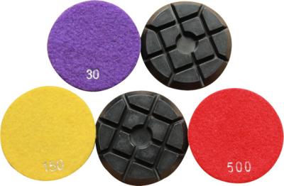 Chine 12.5mm protections de polonais de diamant de 4 pouces pour le marbre, granit, sol de mosaïque à vendre