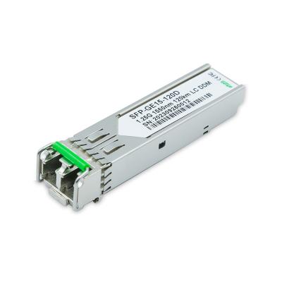 중국 1.25G Base SFP 1550nm 120km Cisco Compatible Duplex LC SMF Transceiver Module Cisco Compatible 판매용