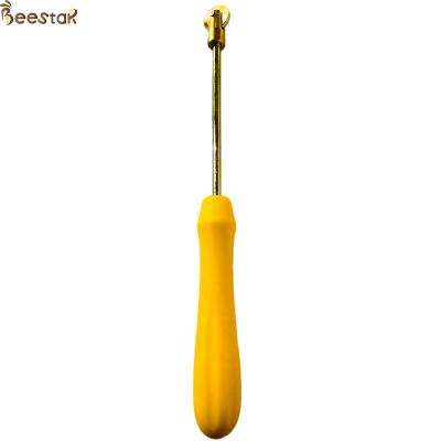 Chine Poignée en plastique jaune d'Embedder de roue de couleur d'équipement de ruche d'abeille à vendre