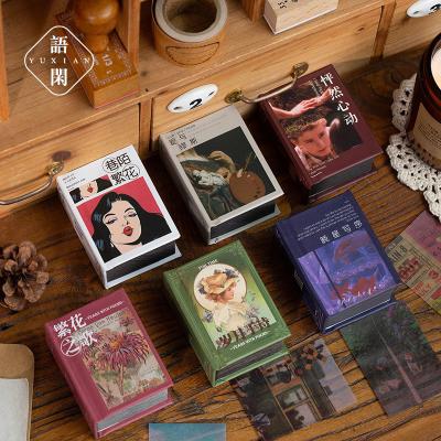 China Rebecca Dream Junk Journal Paper Diary Scrapbooking Stickers Office School Stationery Self Adhesive Sticky Note Pads Memo Pads 400pcs/pack for sale