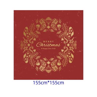 China Washable and reusable Bestselling Customization christmas tablecloth home coffee table cloth polyester tablecloths for sale