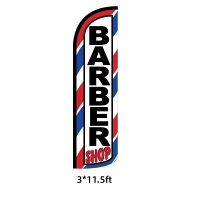 China Strong Color Fastness Bestselling Customization barber shop beach flag banner advertising banner printed custom flags for sale