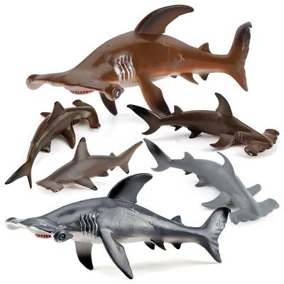 Cina 6 PCS Modello di squalo giocattolo desktop Decorazione Collezione Festa Favori Giocattoli per ragazzi Ragazze Bambini in vendita