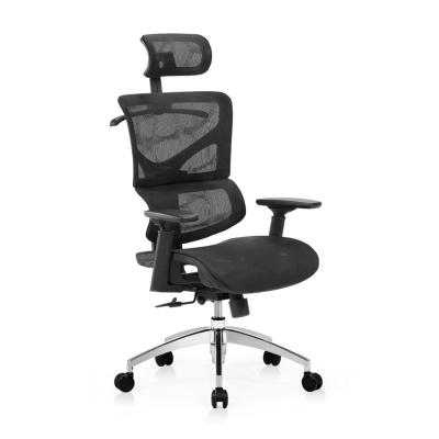 China Aligan Black High End Ergonomic Adjustable Back Swivel Full (Height) Executive Office Chair for sale