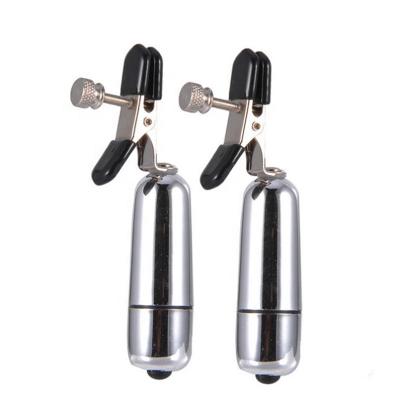 China Single Speed Vibration Vibration Bullet Nipple Holds Clit Nipple Clip On Sex Bondage Nerd Clit Clamp Clips Adult Toys For Woman for sale