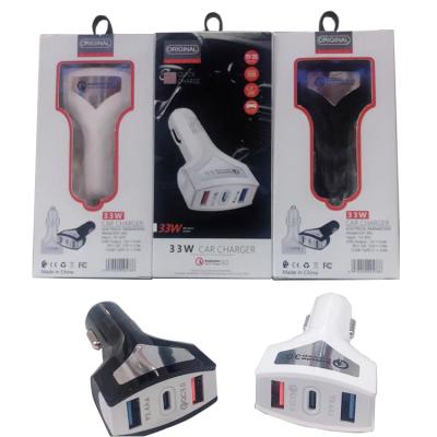 China 2021 Product 2021 High Speed Car Charger +PD Dual Port Charger Top Trending Adapter for sale