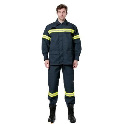 China ISO 15384 Aramid IIIA Fire Retardant Forest / Wildland Fire Fighting Uniform Wildland Fire Suit for sale
