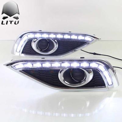 China Top Quality Super Bright Drl Lamp Round Led Daytime Running Light For H onda CR-V CRV 2012 - 2015 Fog Lamp for sale