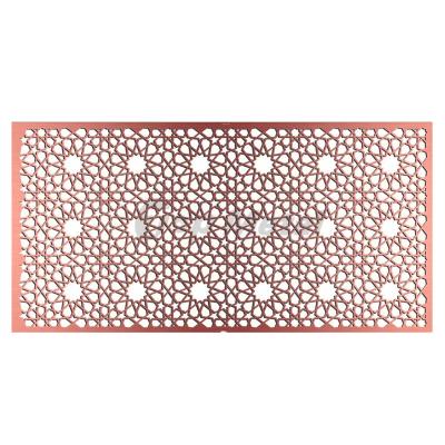 China Easily Assembled Laser Cut Metal Screens Outdoor Decorative Panels Roof Aluminum Screen Garden Fence for sale