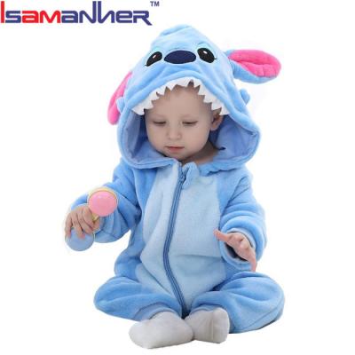 China 100% Cotton Toddler Clothing Romper Winter Sleepwear Cute Baby Animal Pajamas for sale