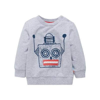 China Kids Boy's 100% Cotton Crewneck Winter Sustainable Apparel Long Sleeve Sweatshirt for sale