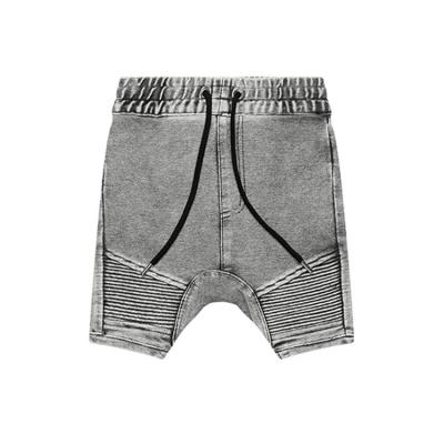 China Color Fade Proof Summer Outfit Kids Biker Shorts Cotton Boys Denim Shorts for sale