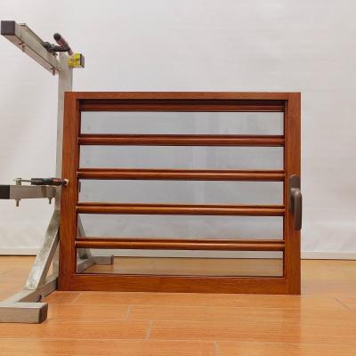 China Invisible Aluminium Louver Window Ventilation Glass Blases Aluminium Louvre Frames for sale