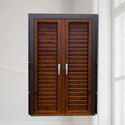 China Crank Control Aluminium Louvre Windows European Design External Louvres For Windows for sale