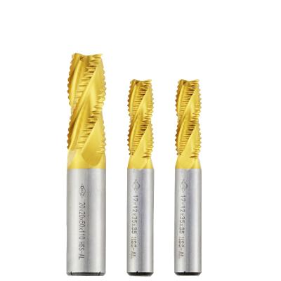 China AZZKOR White Steel HSS-AL Fully Ground Super Hard White Steel Titanium Milling Cutter Coating Tool For CNC Milling Cutter Machining Tools for sale