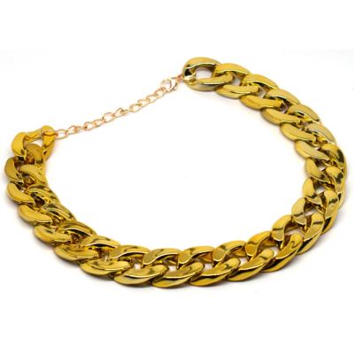 China WHOLESALE JEWELED JEWELED STRONG CUSTOMIZED STAINLESS STEEL DOG PET ACCESSORIES CHAIN COLLAR for sale