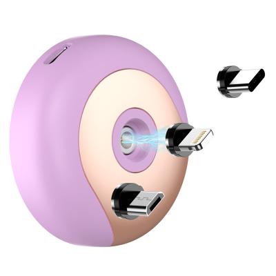 China Fast Charging Speed Hot Selling Magnetic Absorption Nano Cable 3 In 1 Fast Magnetic Cable Charging Pad for sale