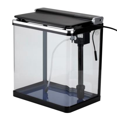 China 4 Gallon Smart Hygger Low Maintenance Fish Tank for sale