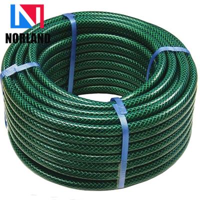 China Anti Abrasion Light Duty Flexible Potable Safe Sprinkler Drinking PVC Knitted Garden Hose Pipe for sale