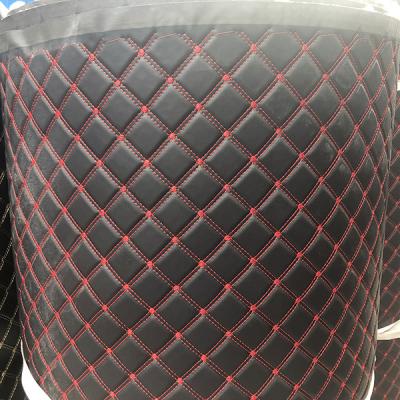 China High Quality Leather+XPE+ Shandong Factory Car Mat Material Roll 5d Car Mat Raw Material for sale