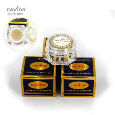 China Navina Wick Glue Remover Maker Cream Glue Remove Cream 5g/bottle Eyelash Glue Remover for sale